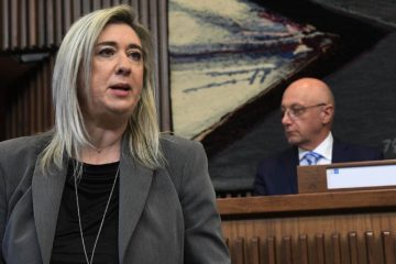 L'assessore regionale a Infrastrutture e territorio Cristina Amirante